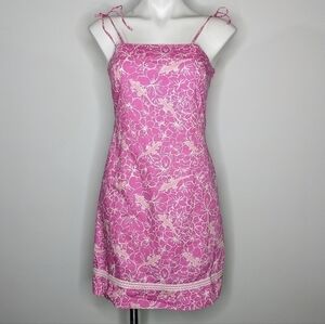 Vintage Lilly Pulitzer white tag pink lizard dress 4